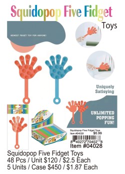 Squidopop Five Fidget Toys